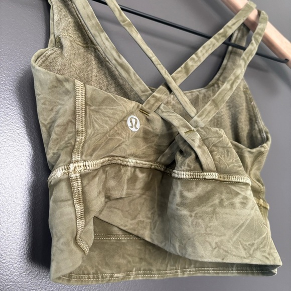 Lululemon Energy Bra Long Line Ice Dye Medium Support Size 2 - Picture 6 of 6